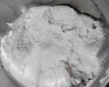A picture of step 1 of Coriander flavoured steamed cakes.