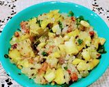 A picture of step 3 of Sago Khichdi.
