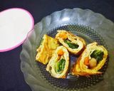 Foto langkah ke 3 dari resep 34. Gyeran mari a.k.a telur dadar gulung.
