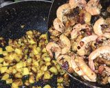 A picture of step 6 of Surf and Turf Pineapple.