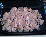A picture of step 4 of Blueberry Lemon Cinnamon Roll Breakfast Bake.