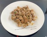 A picture of step 1 of Stir Fried Portabellini Mushrooms with Mastard.