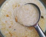 A picture of step 1 of Gobindo bhog payesh.