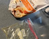 A picture of step 3 of Quick lunch: frozen pot stickers & rice.