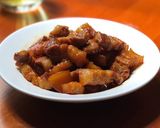 Hình bước làm 4 của món Thịt kho tàu - món ăn của mẹ