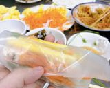 Hình bước làm 2 của món Bún cuộn