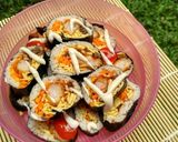 Foto langkah ke 11 dari resep Kimbap (nasi gulung ala korea).