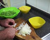 Foto del paso 3 de la receta: Ensalada de porotos verdes con choclo