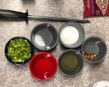 Smoked Rib-eye over Mustard Sauce, Loaded Smashed Potatoes, and Cucumber Salad recipe step 17 photo
