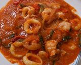 Foto langkah ke 8 dari resep Cumi saus padang.