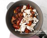 A picture of step 6 of Three Cup Chicken (One-Pot Meal).