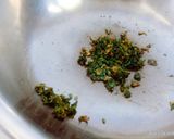 A picture of step 1 of Crispy tasty khasta Methi leaves mathri.
