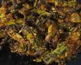 A picture of step 2 of Karele Ki Sabji.
