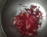 A picture of step 1 of Baked beetroot Mathri with pomegranate Rabdi.