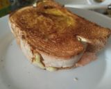 Foto del paso 9 de la receta: Sándwich🥯de queso🧀y jamón🥓en pan artesanal🥯🧀🍞