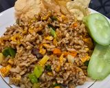 Foto langkah ke 6 dari resep Nasi Goreng Rendang.