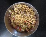 A picture of step 8 of Moong sprouts chaat.
