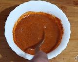 A picture of step 9 of Soya Chunks Capsicum & Onion Curry soyabeena badi ki sabji.