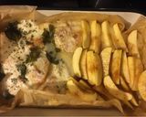 Mozzarellás bazsalikomos csirkemell, mézes sült almával recept fázis 7 fotója