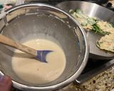 A picture of step 2 of Wild garlic pancake 🍃.