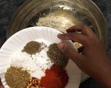 A picture of step 1 of Aloo Pyaz k Pakoray.