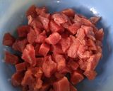 Foto langkah ke 1 dari resep Sate Sapi Goreng.