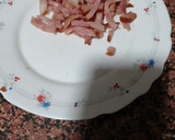 Foto del paso 1 de la receta: Pintxos o tostas de bacon y burger