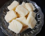 A picture of step 4 of #GA4#WEEK9#Coconut Burfi.