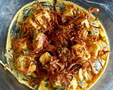 A picture of step 1 of Paneer Tikka Dum Biryani.