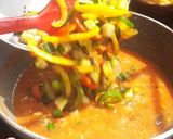 A picture of step 5 of Penne Arrabiata.