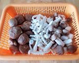 Hình bước làm 2 của món TRỨNG GÀ NON xào nấm