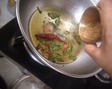 A picture of step 3 of Turiya Patra nu Shaak.