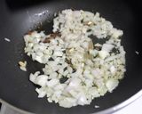 A picture of step 4 of Mangshor Ghugni.