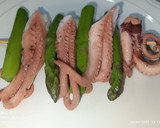 Foto del paso 5 de la receta: Pincho de pulpo con trigueros, vinagreta de balsámico de manzana