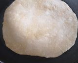 A picture of step 8 of Gol roti /chapati.