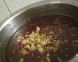 A picture of step 2 of Saunth/ Meethi Chutney.