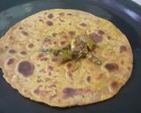 A picture of step 9 of Masala roti or paratha.