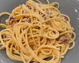 Foto del passaggio 4 della ricetta Spaghettoni con stracchino, speck e noci