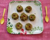A picture of step 9 of Samosa Muffins.