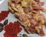 Foto del paso 3 de la receta: Revuelto esponjoso de huevo y panceta