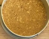A picture of step 1 of Apple Crumble Cheesecake.