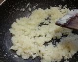 A picture of step 2 of Coconut Burfi.
