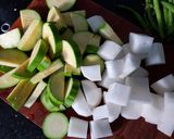 A picture of step 3 of Boiled Vegetables with Braised Catfish (Cá Kho Quẹt Style).
