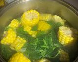 Foto langkah ke 3 dari resep Sayur bayam cuma satu bumbu.