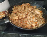 Foto del paso 7 de la receta: Pavo teriyaki con arroz y verduras
