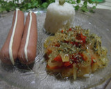Foto del paso 3 de la receta: Cebolla y ají morrón al vapor