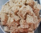 A picture of step 1 of Plain Simple Croutons.