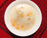 Hình bước làm 6 của món Cháo móng giò cà rốt