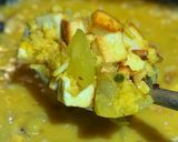 A picture of step 7 of Lau, Paneer diye Chola’r Dal (Chana Dal with Louki/ Bottle Gourd and Paneer/Cottage Cheese).