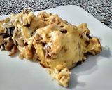Zapiekanka ziemniaczana z pieczarkami i kurczakiem krok przepisu 3 zdjęcie
